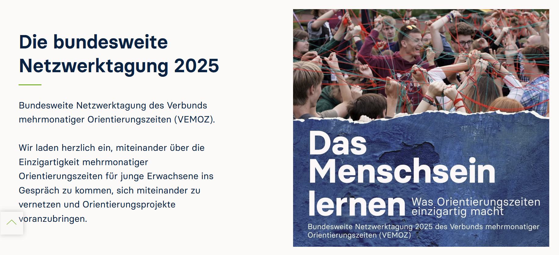Tagung 2025 des Verbunds mehrmonatiger Orientierungszeiten